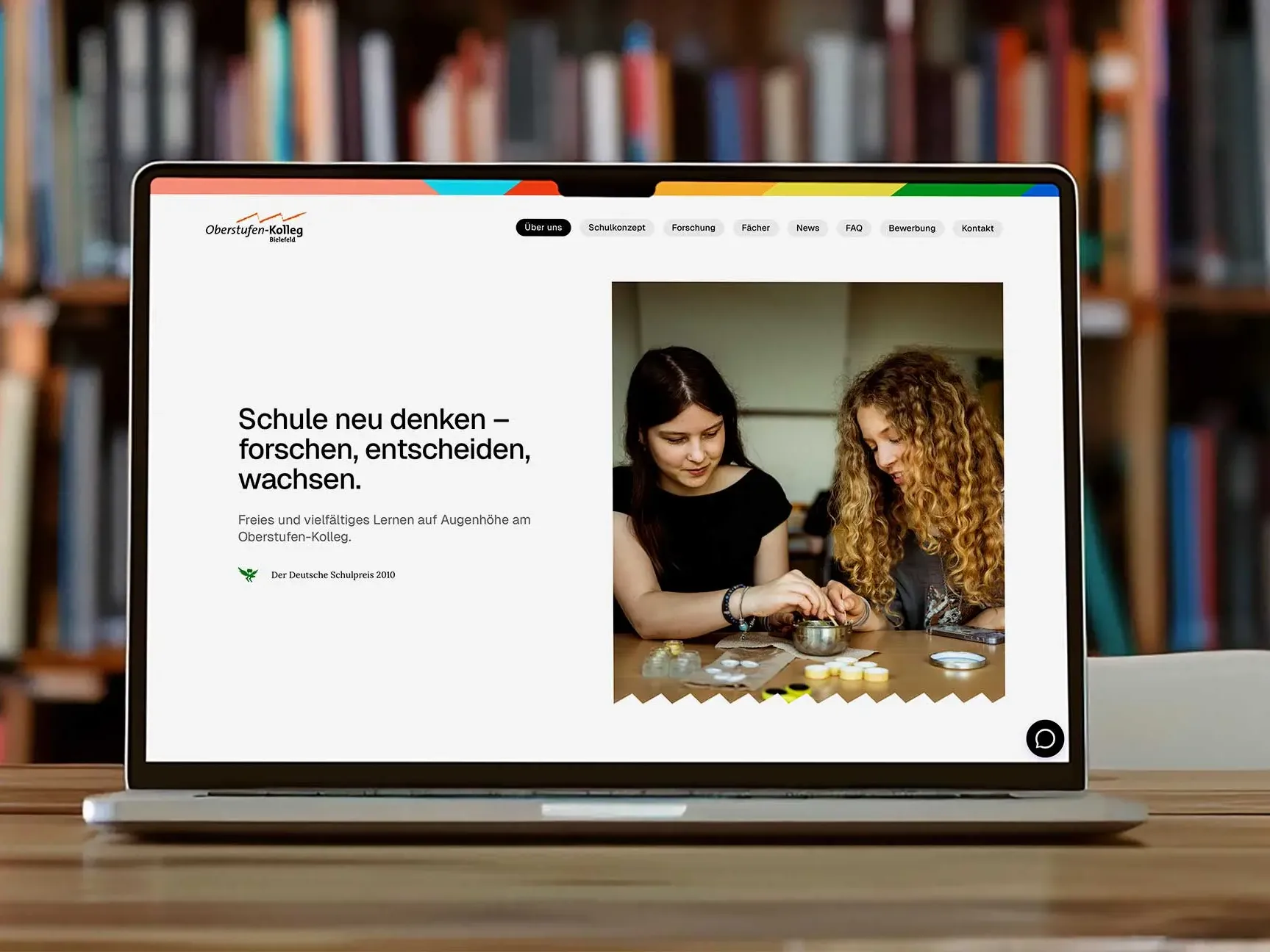Die neue Website des Oberstufen-Kolleg Bielefeld